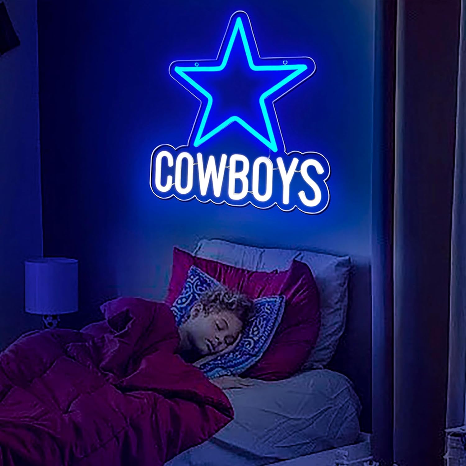 Football Neon Sign for Wall Decor Football Neon Light for Man Cave Birthday Gifts for Men With Dimmable Rugby Team Sign for Bar Dorm Party Game Room Decoration Size 12.2 * 12.8In(ZYLD055) - Image 5