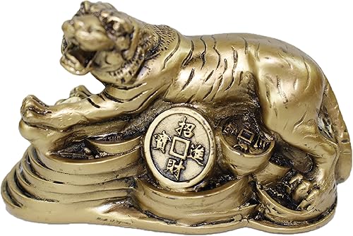 Miniatura 10 de usamjtable Estatua de protección de riqueza de Feng Shui, estatua de inauguración de la casa, pisapapeles de felicitación, decoración del hogar