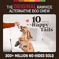 Vista 3 de Earth Animal Masticables sin ocultar – de The Grill Rolls Bacon sabor a hamburguesa con queso sin cuero crudo masticables para perros pequeños – 6