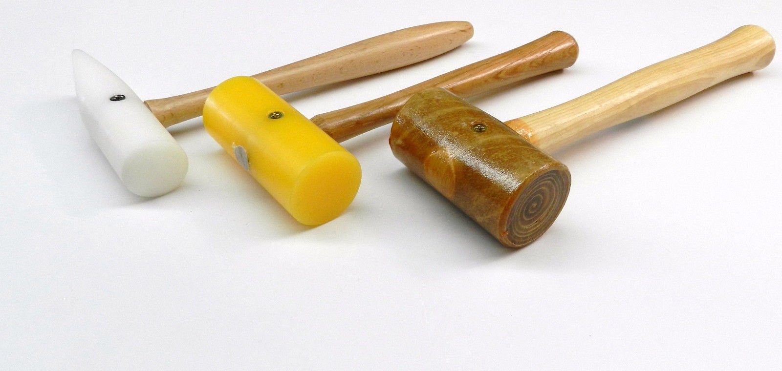 Marteau 3-en-1 Nylon/laiton/fibre Bijouterie - 120g 23cm Tête Interchangeable Artisanat