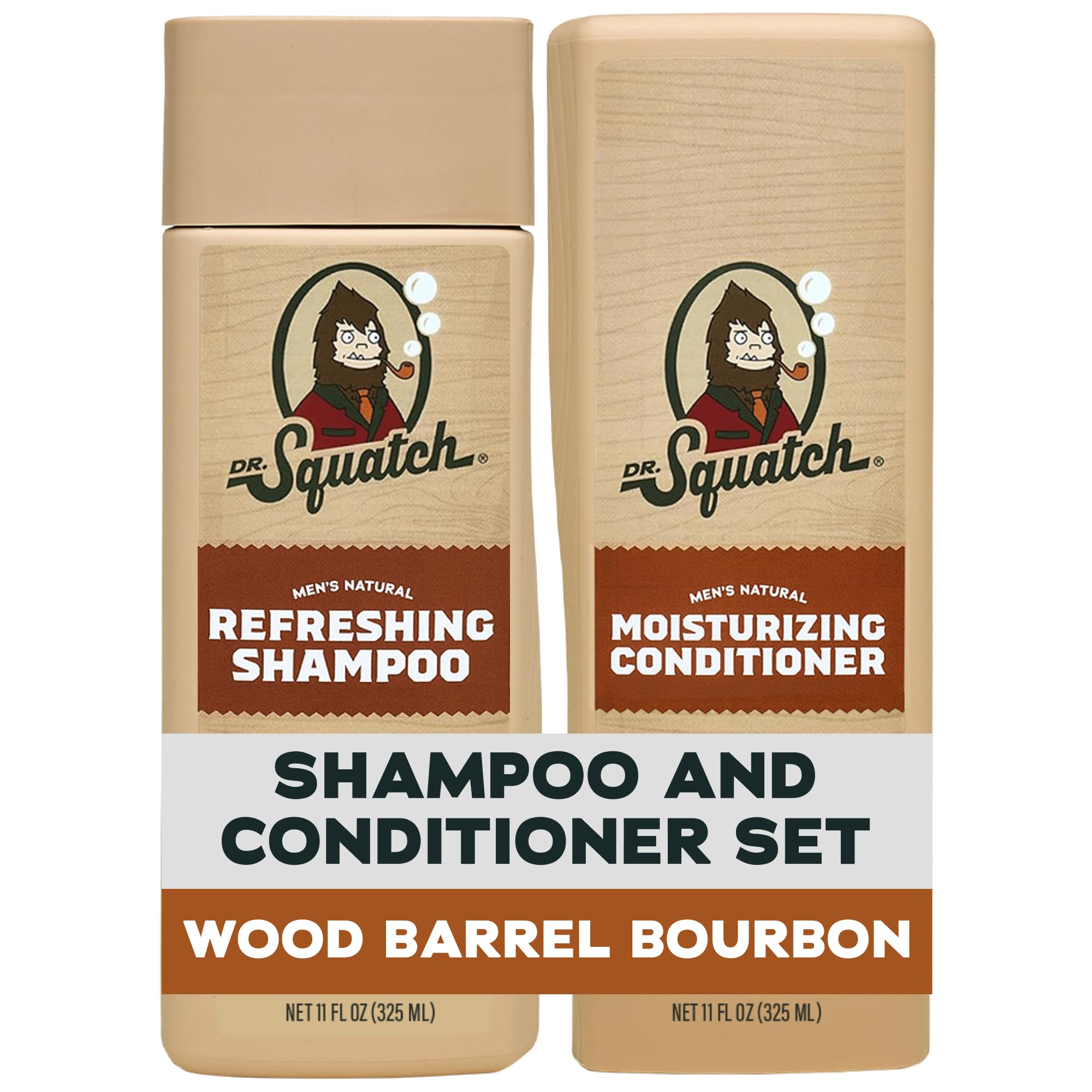 Amazon.com : Dr. Squatch Men's Natural Shampoo and Conditioner Set