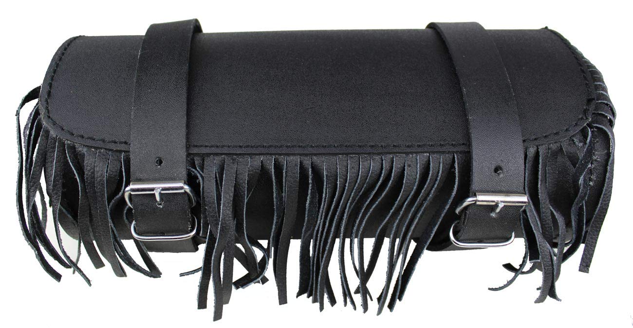 Borse Laterali In Pelle Per Moto – Set Da 2, Nere, Dimensioni 43x19x28 Cm, Con Fibbie A Sgancio Rapido E Strisce Riflettenti