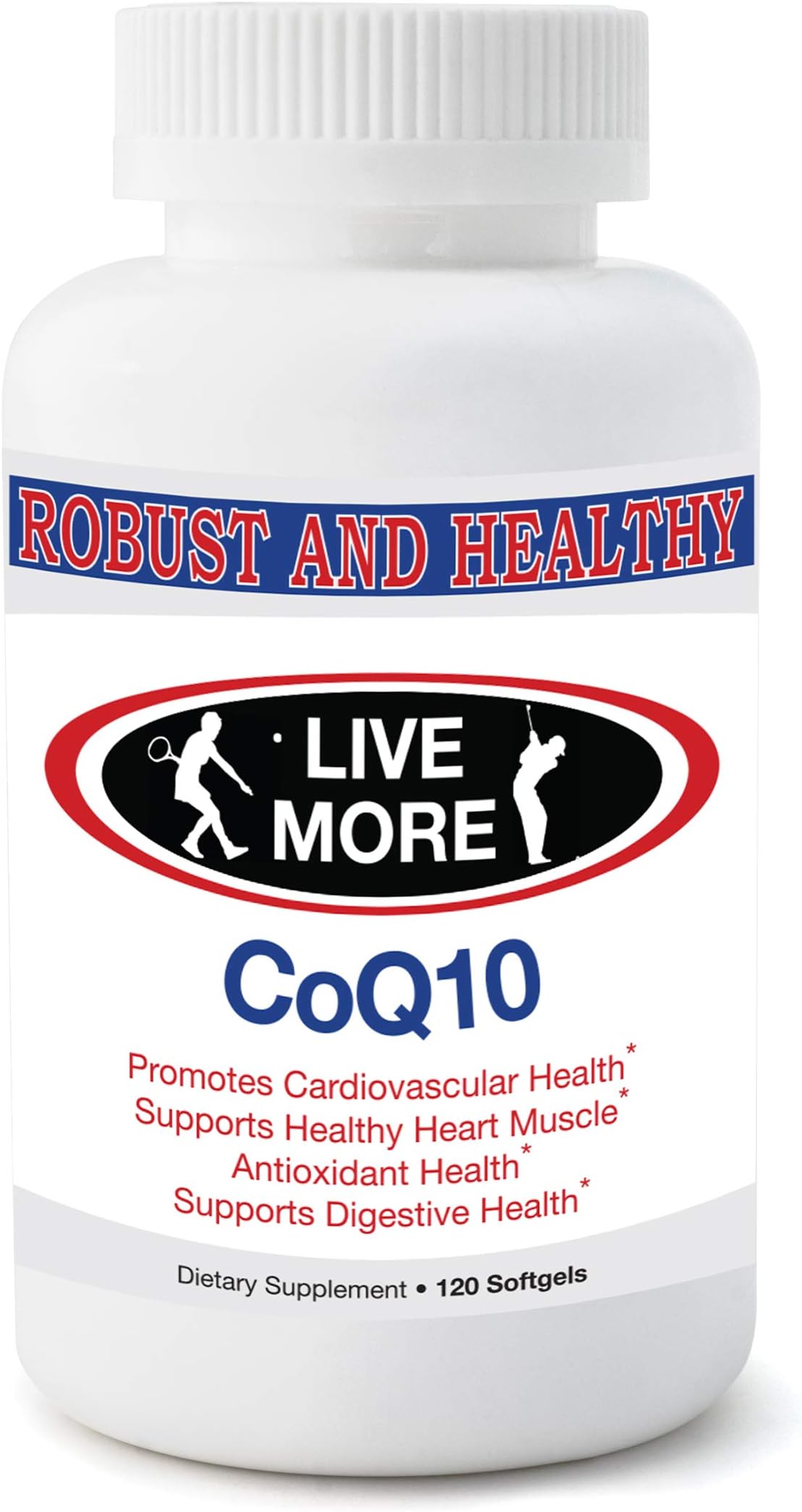 Pure CoQ10 Coenzyme Ubiquinone Supplement Pills Extra Antioxidant Coenzima Q10 Vitamin Softgels Robust and Healthy COQ 10 for BP Heart CQ10 100mg Made in USA GMP Certified