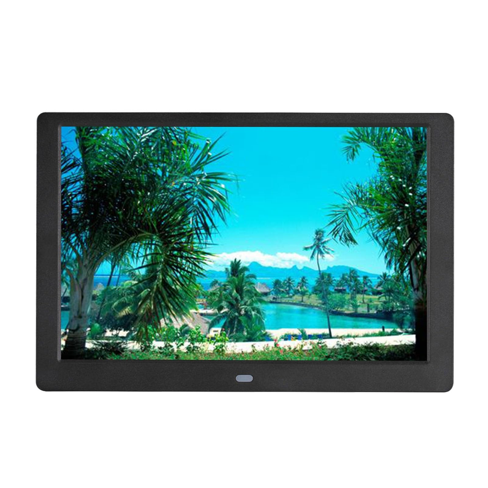 Marco de fotos inteligente 12" HD el regalo familiar ideal con calendario y Bluetooth