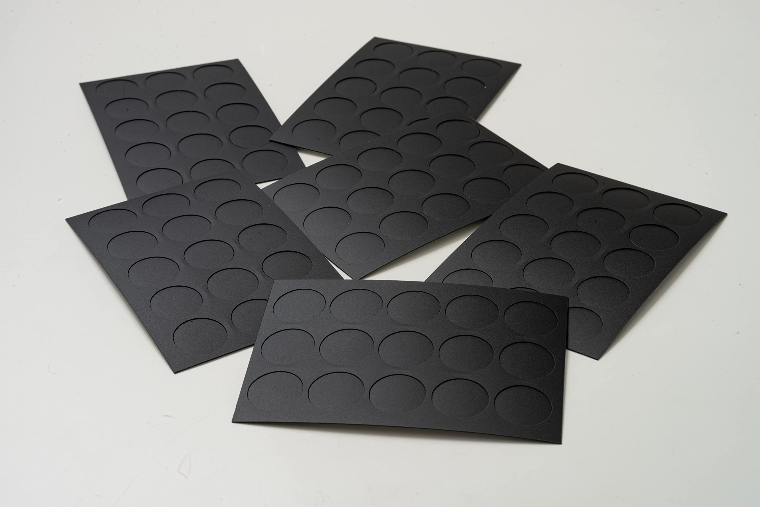 IPEA Tappi Copriviti Adesivi da 20 mm in PVC Neri - 120 Pezzi - Made in Italy - Tappo Adesivo Copriforo e Vite per Mobili, Armadi, Pareti - Copri Vite per Buchi, Viti e Fori - Nero