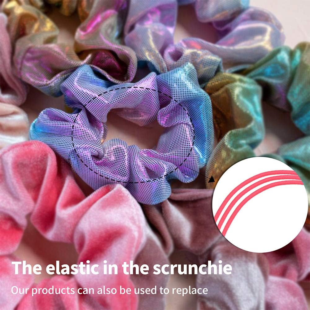 32 Yards 2mm Elastic Band Cord Bracelet String Rubber Rope 5 Colors 6.6ft/pcs for Bracelet,Beading,Jewelry Making by CCINEE - Image 7