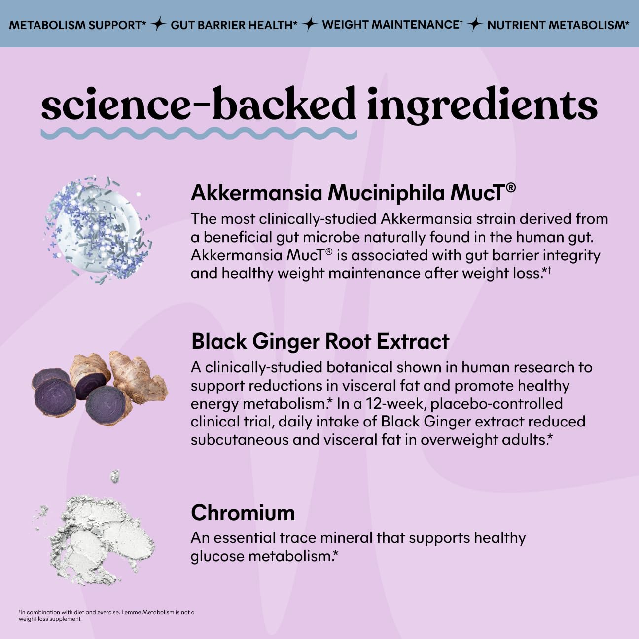 Lemme Metabolism Akkermansia Muciniphila to Support Metabolism, 30-Day Ct — Amazon image 3