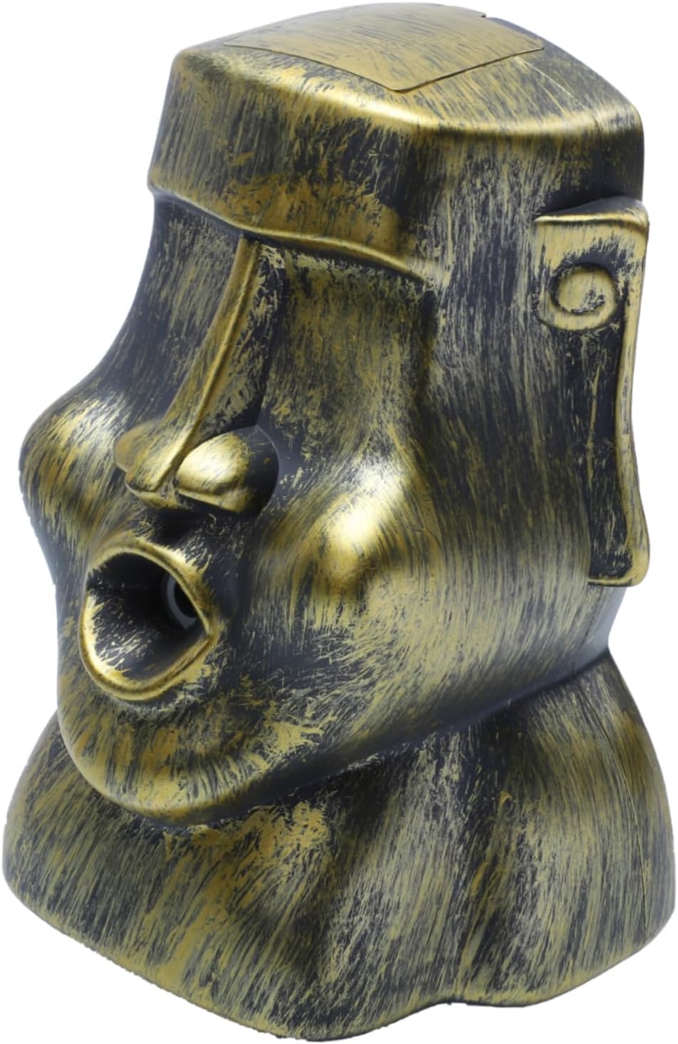 Aromatherapy Moai Statue Humidifier Creative Air Freshener with Mist Sprayer for Home Use Enhances Sleep and Hydrates Skin Bronze Color