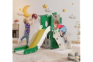 7 in 1 Toddler Slide: Jungle Gym Adventure for Little Adventurers