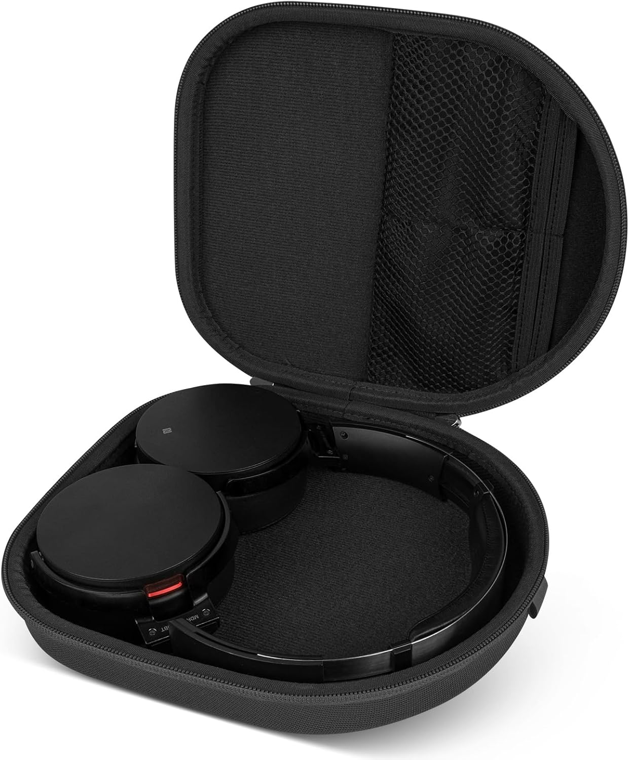 Linkidea Headphones Carrying Case Compatible with Sony WH-CH720N, WH-CH520, WH-XB920N, WH-1000XM5, WH-1000XM4, MDR-XB950BT Protective Hard Shell Travel Bag with Cable, Charger Storage (Black), LI9322 - Image 2