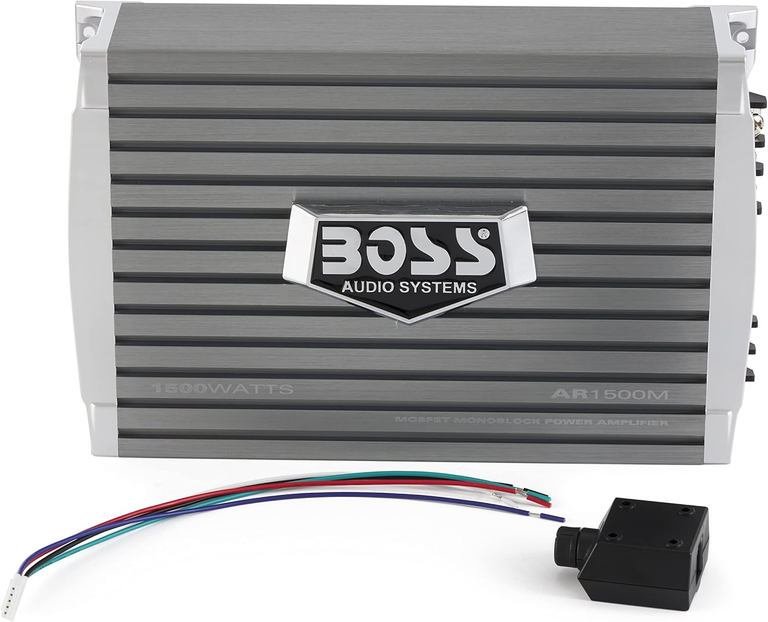Boss Audio AR1500M 1500W Mono A/B MOSFET Power Car Amplifier + Remote (2 Pack)
