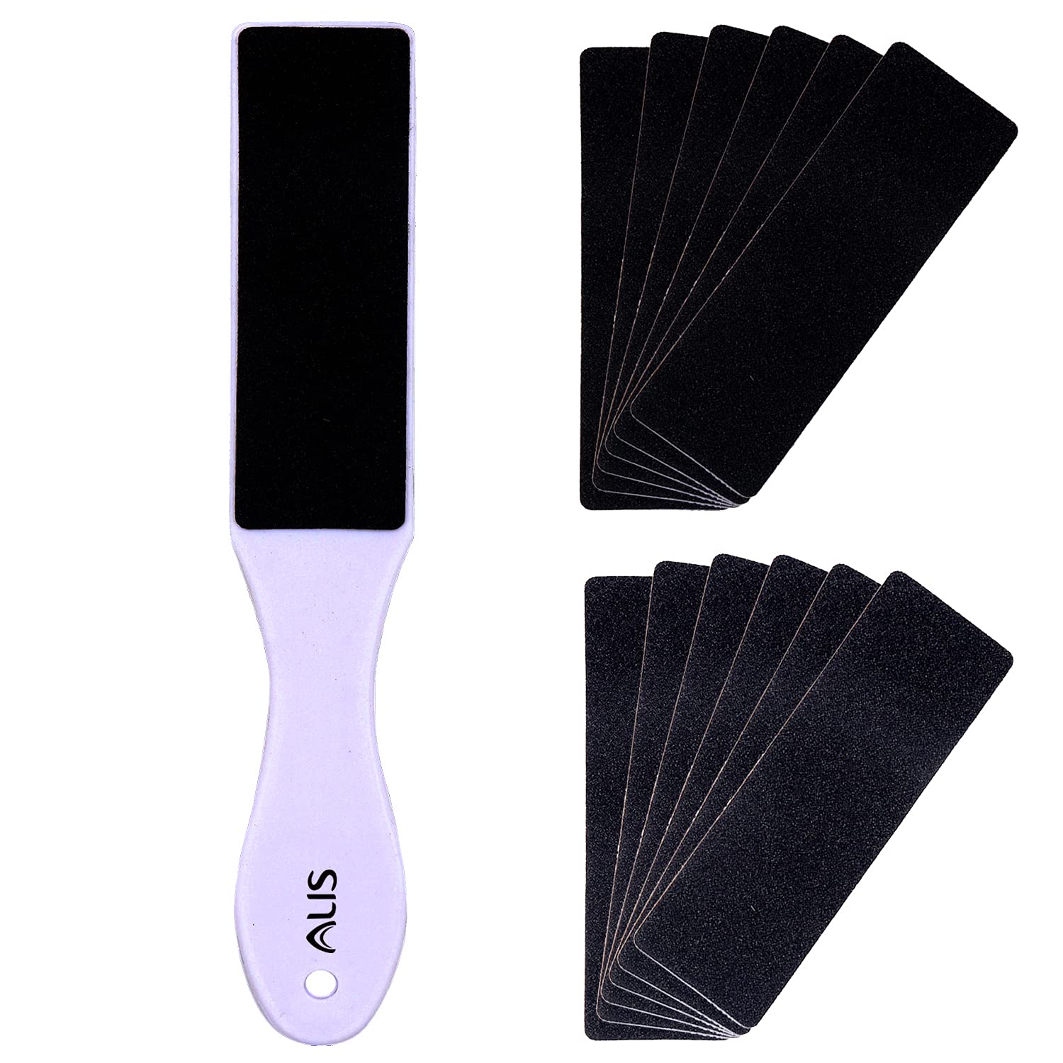 Alis Double-sided Foot File | Callus Remover for Feet for Dead Skin 12 Pumice Stone Emery Scruber For Reusable Foot Filer Cracked Skin Corns Callus Remover Feet Rasp BP-065-image-27