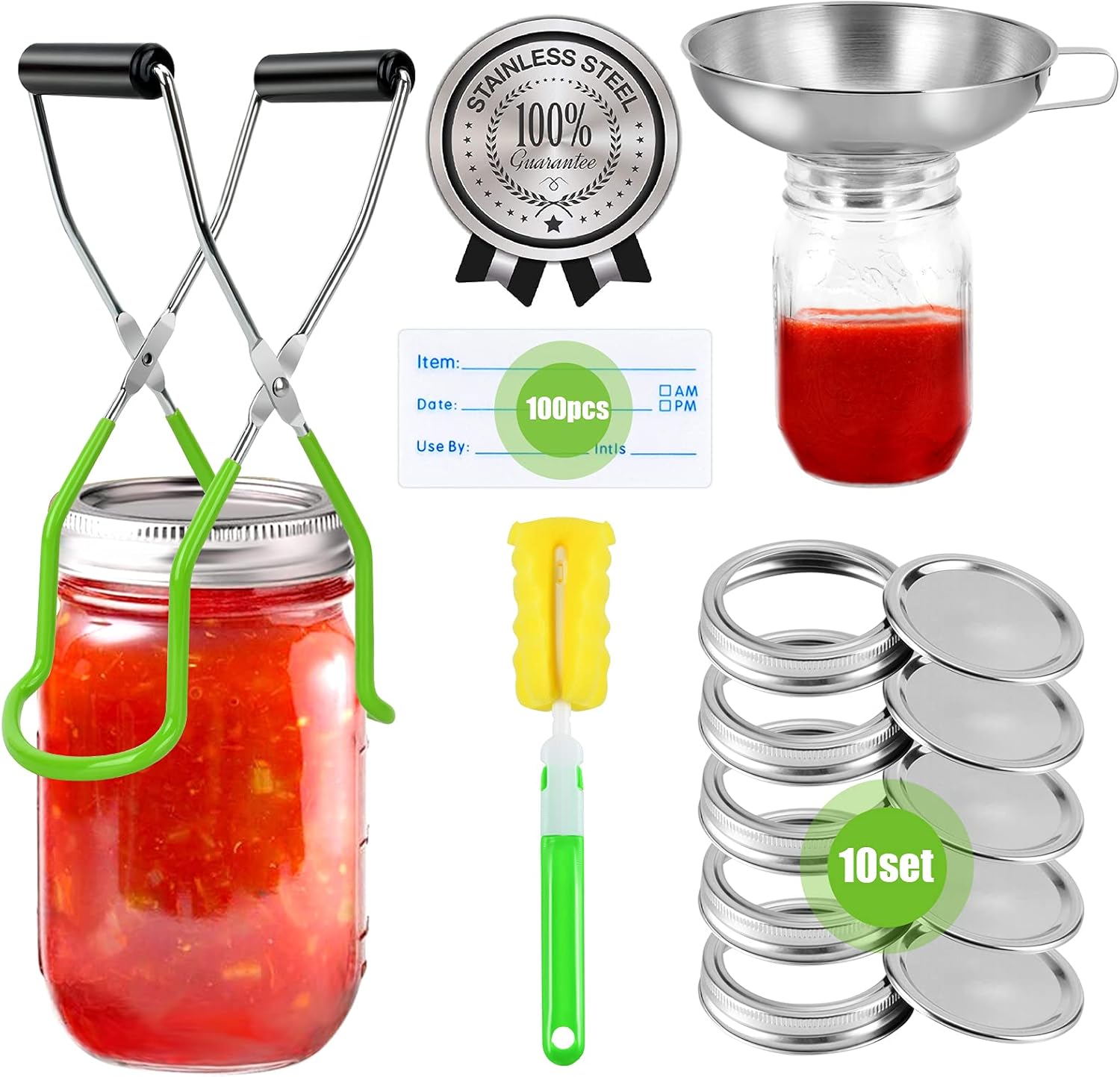 Surmounty Canning Jar Lifter Acier Inoxydable Canning Supplies Pince