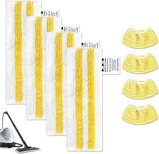 8 Stück Ersatz Mikrofaser Bodentücher Set für Kärcher Easyfix Dampfreiniger
