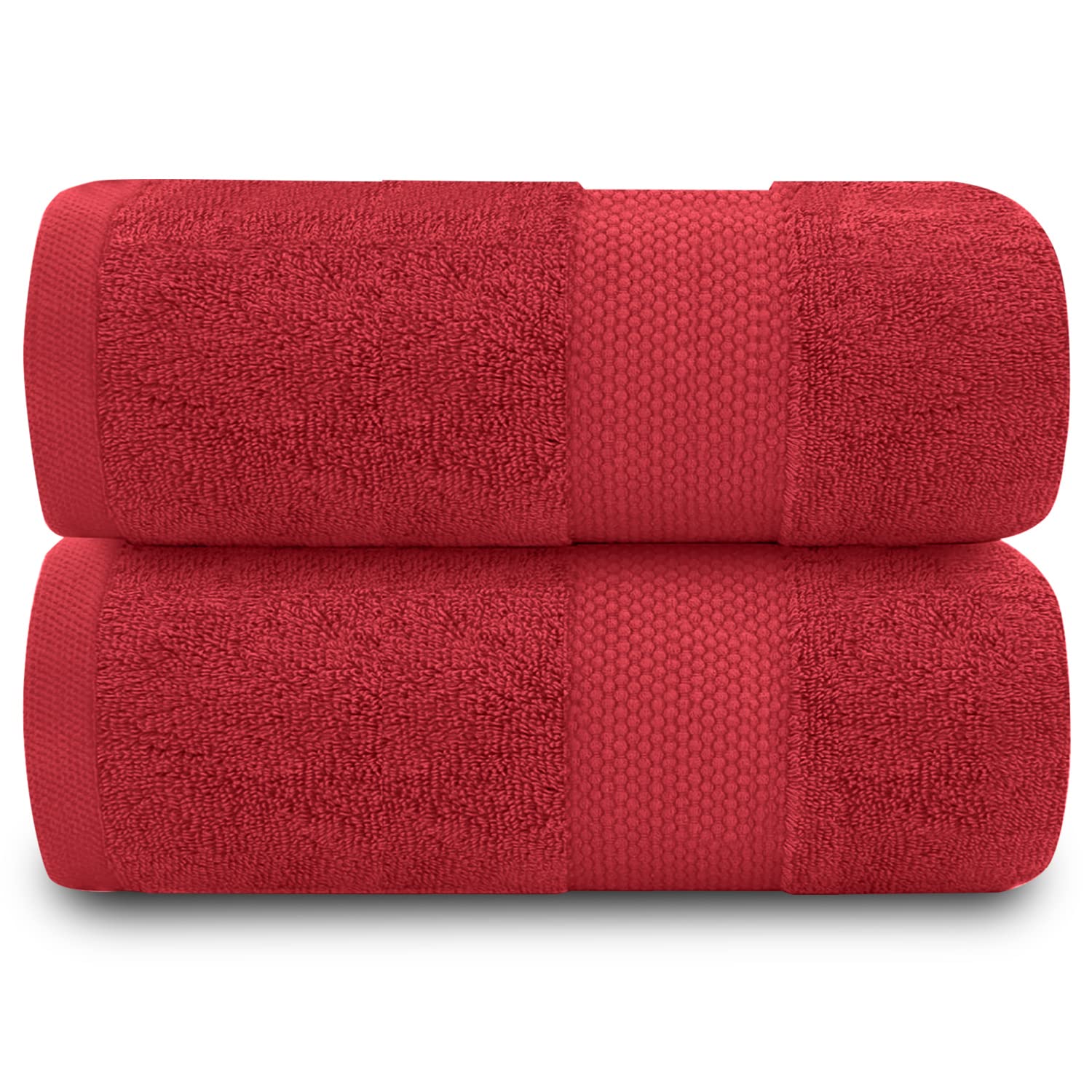 GC GAVENO CAVAILIA 100% Cotton Pack of 2 Bath Sheets, Premium Quality 700 GSM Fade Resistant Extra Absorbent Towels, Egyptian