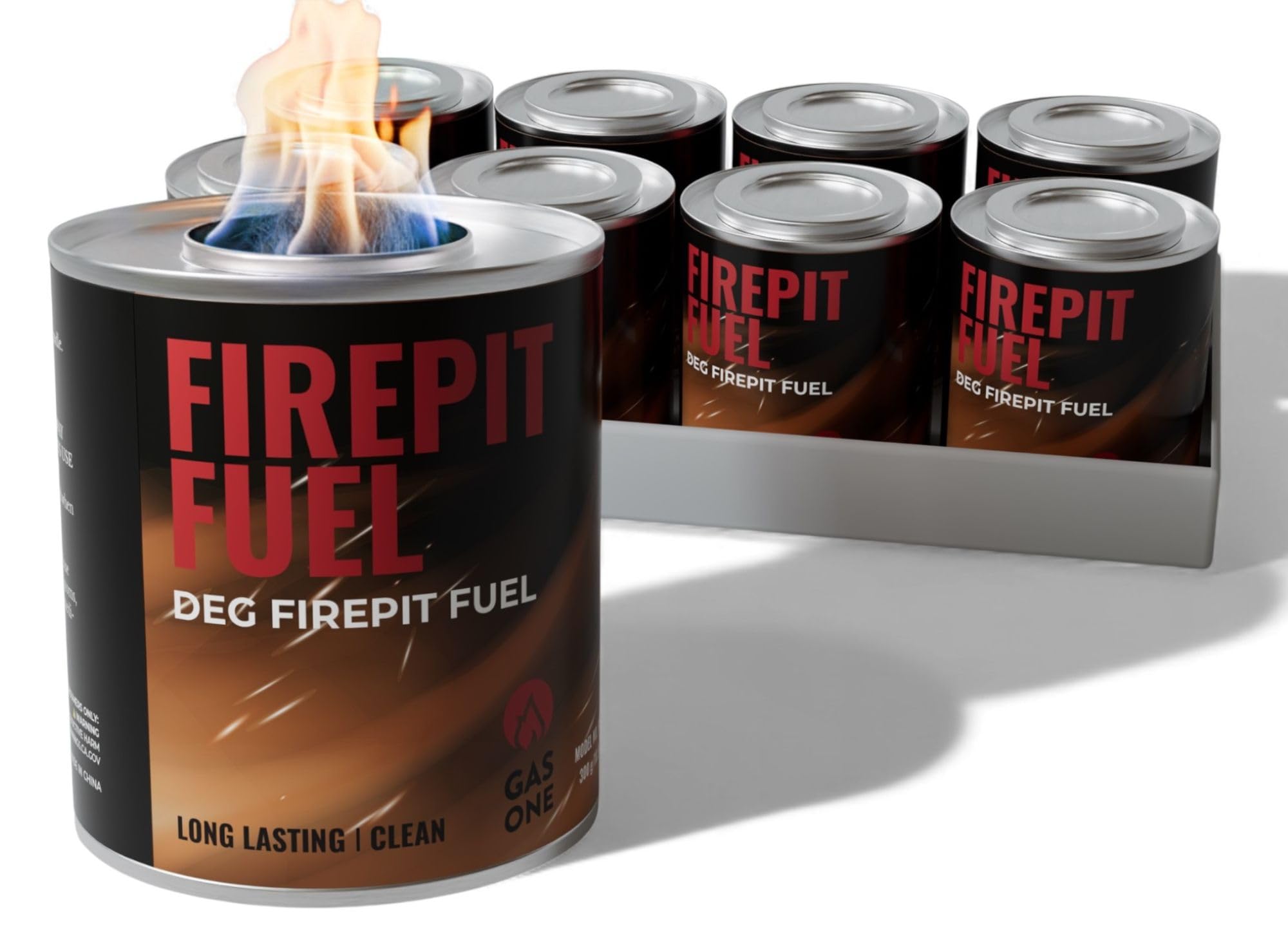 GasOne FFD-3-8A Firepit Fuel 8-Pack – Safe Wick Fuel for Fire Pit – 4 DEG Wicks Safe Indoor and Outdoor Fire Pit with 3 Hours Burn Time - Ideal for Entertaining, Ambiance-image-29
