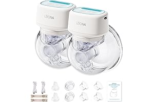 Lucina Wearable Electric Breast Pump with Strong Suction and Large Capacity