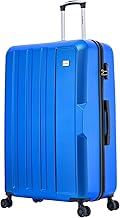 FLYMAX XL 32" Extra Large 4 Wheel Suitcases Spinner Lightweight Luggage ABS Travel Cases 125 Litre Blue