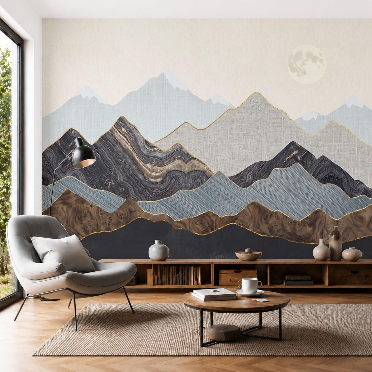 Papier peint panoramique pour habiller un grand mur de chambre d'enfant