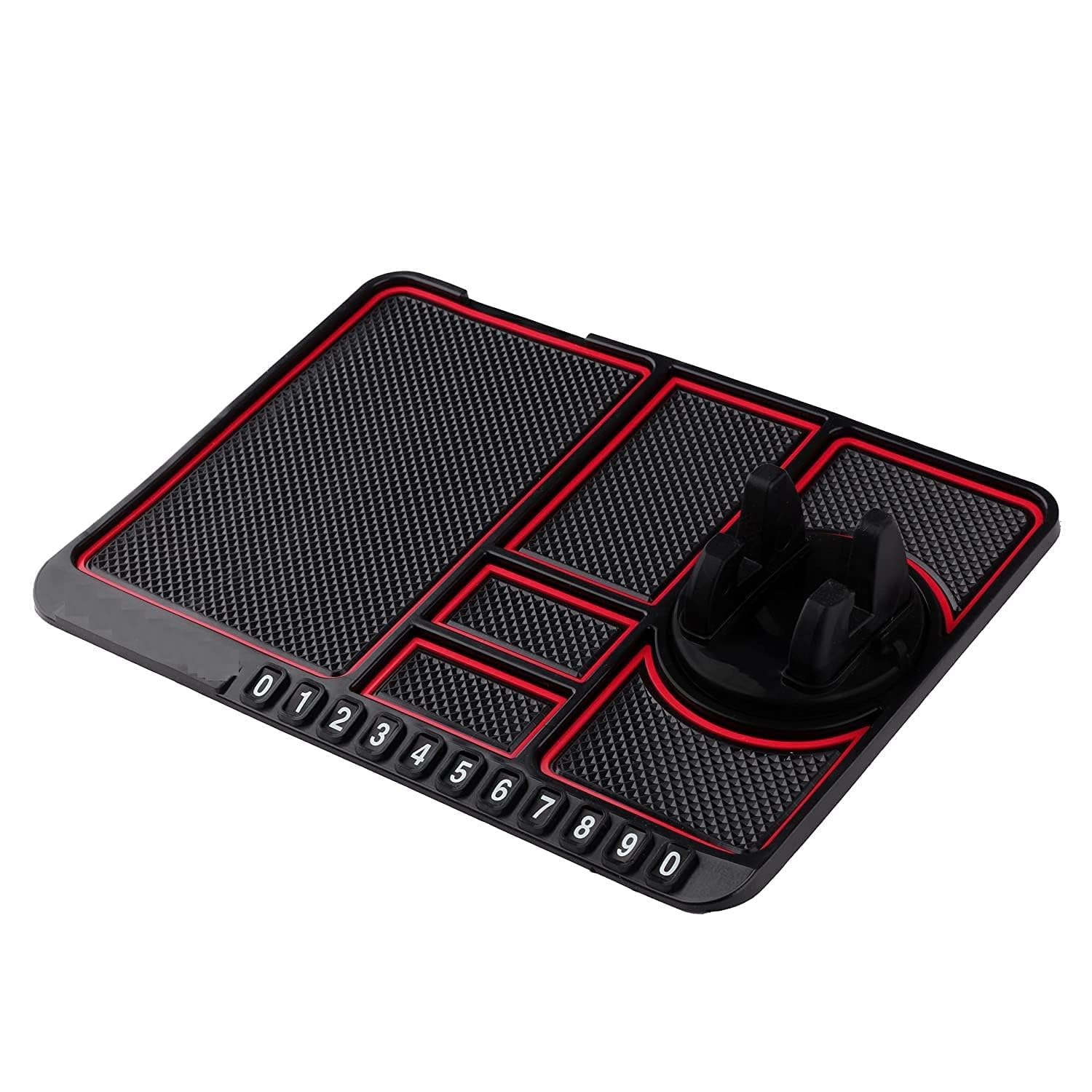 AutoRio Car Non Slip Dashboard Mat 4-in-1 Multifunctional Phone Holder Phone Pad with Temporary Car Parking Number & 2 Perfume Aromatherapy Anti-Shake Pad Universal.-image-41
