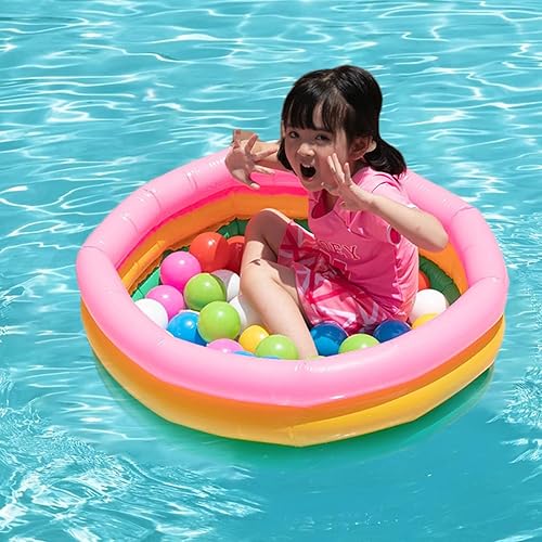 Miniatura 2 de Piscina inflable para niños  Piscina inflable redonda  Piscina portátil para niños, piscina familiar inflable para patio trasero, jardín, fiesta de