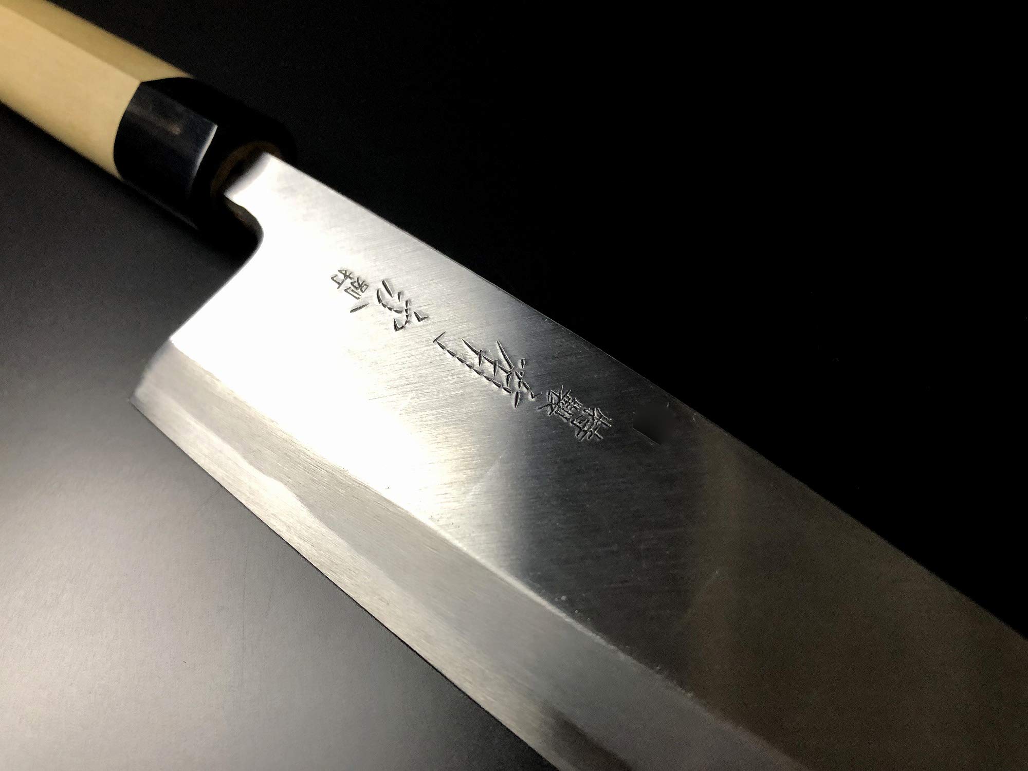 Amazon｜有次 包丁 相出刃 別打 195 mm 青鋼2 築地 ARITSUGU 柄 名入れ