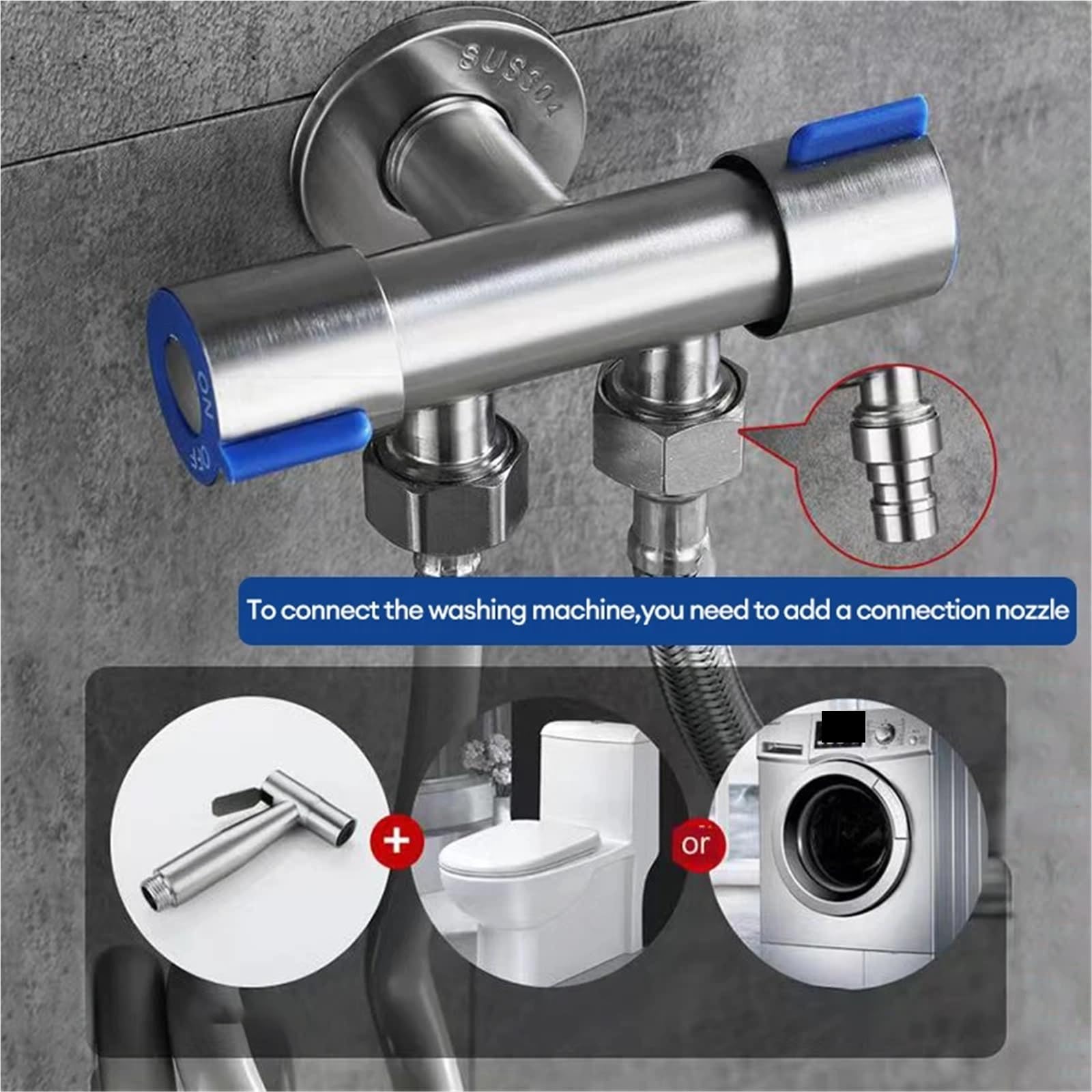 Doccetta per Bidet Set doccetta bidet a doppia uscita
