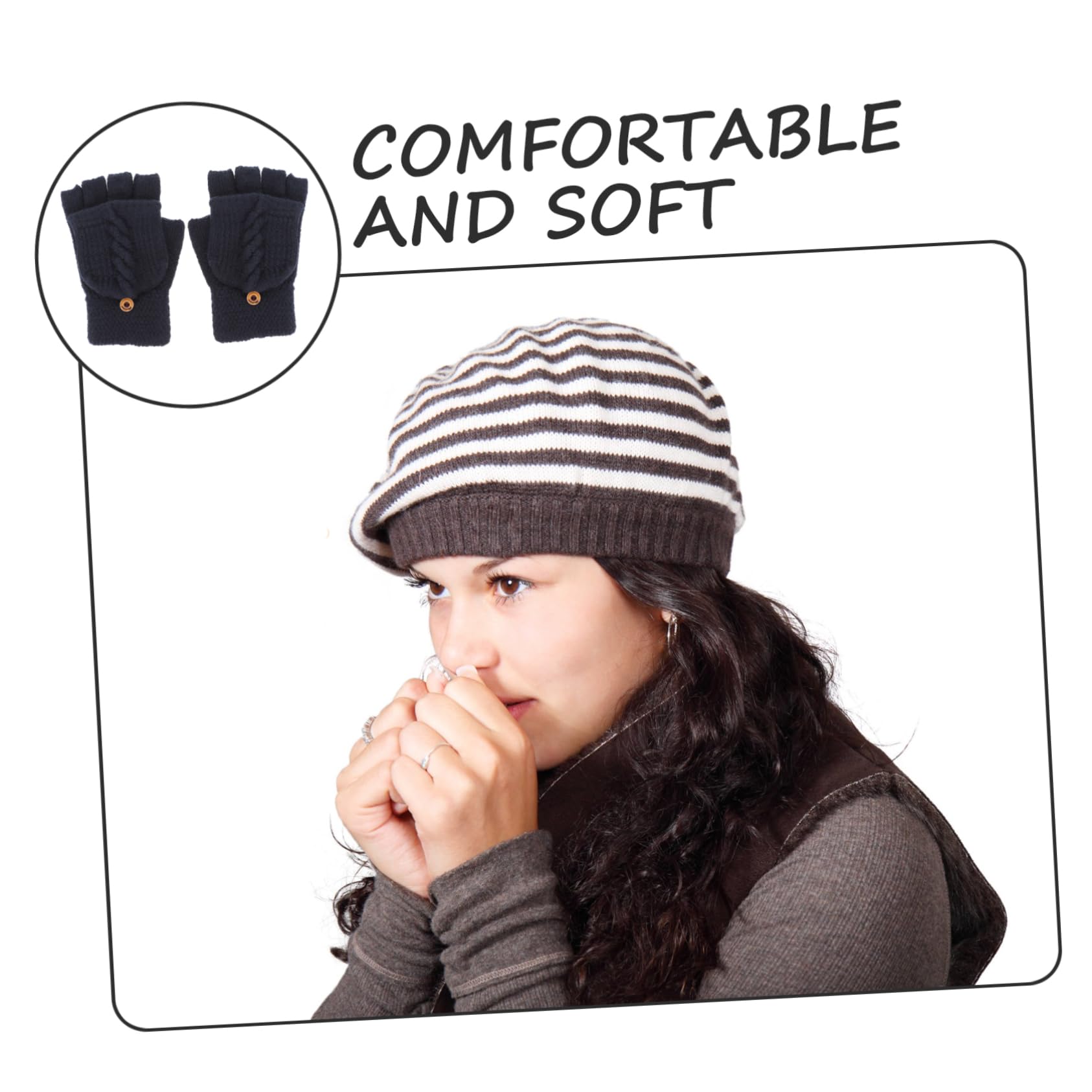 guanti caldi invernali guanti senza dita da donna guanti senza dita convertibili guanto termico thermal gloves guanti caldi per le donne guanti convertibili da donna