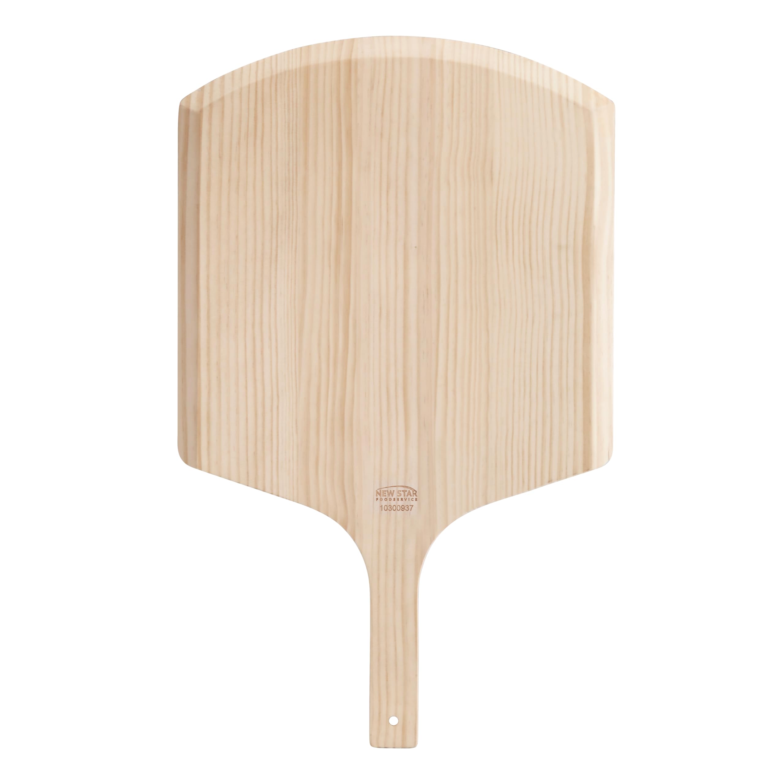 New Star Foodservice 50332 Wooden Pizza Peel, 18"L x 16"W