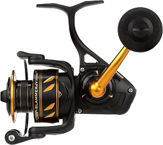 Penn Slammer IV - Ruedas giratorias, Negro y dorado, 2500