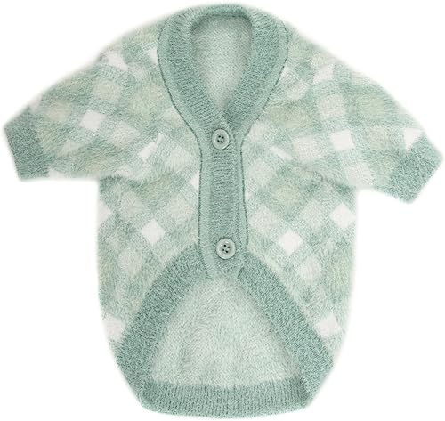 Miniatura 58 de Paquete de 3 suéteres para perro, suéteres para perros pequeños, ropa cálida y suave para mascotas para cachorros, gatos medianos y grandes, perros