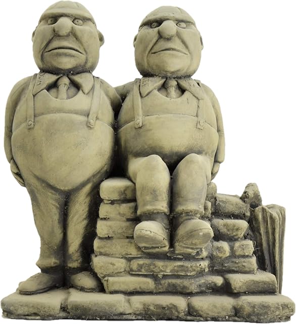 Alice Adventures in Wonderland/Tweedle Dum and Tweedle Dee/Garden Stone Ornament
