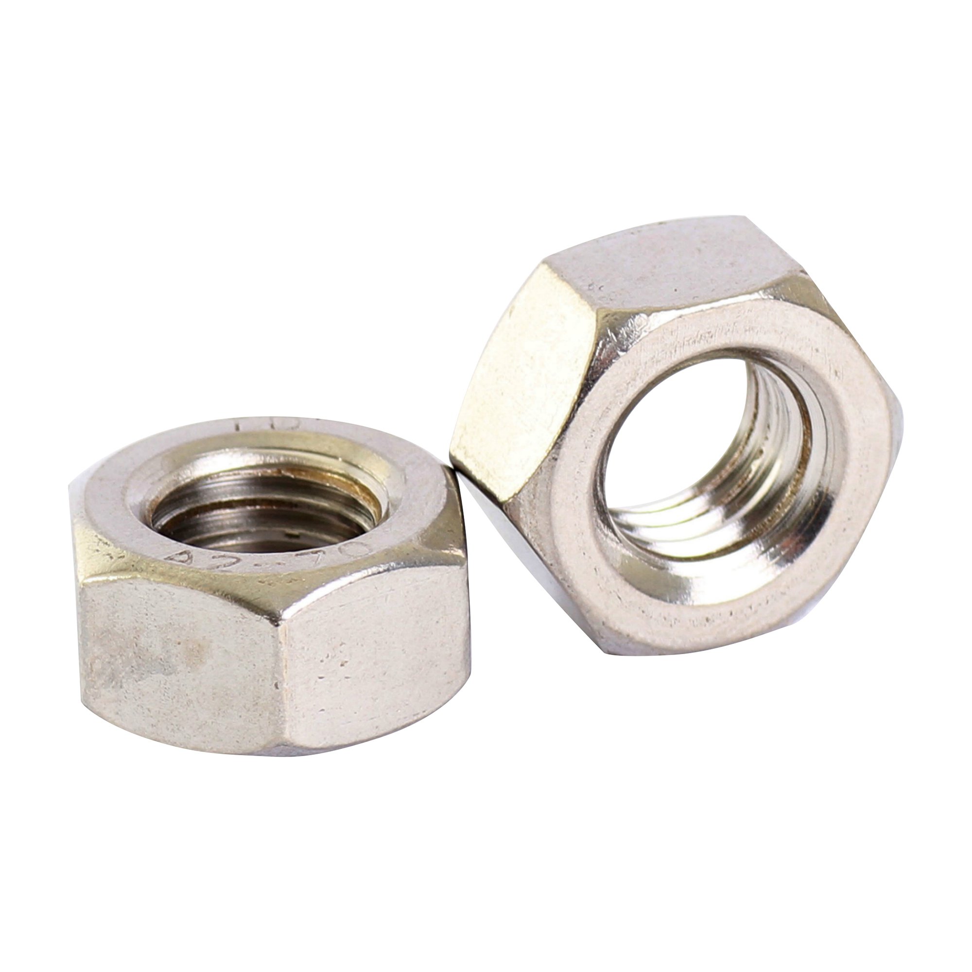 Bolt Base 12Mm A2 Stainless Steel Fine Pitch Hexagon Full Nuts Hex Nut Din 934 M12 X 1.25Mm - 2
