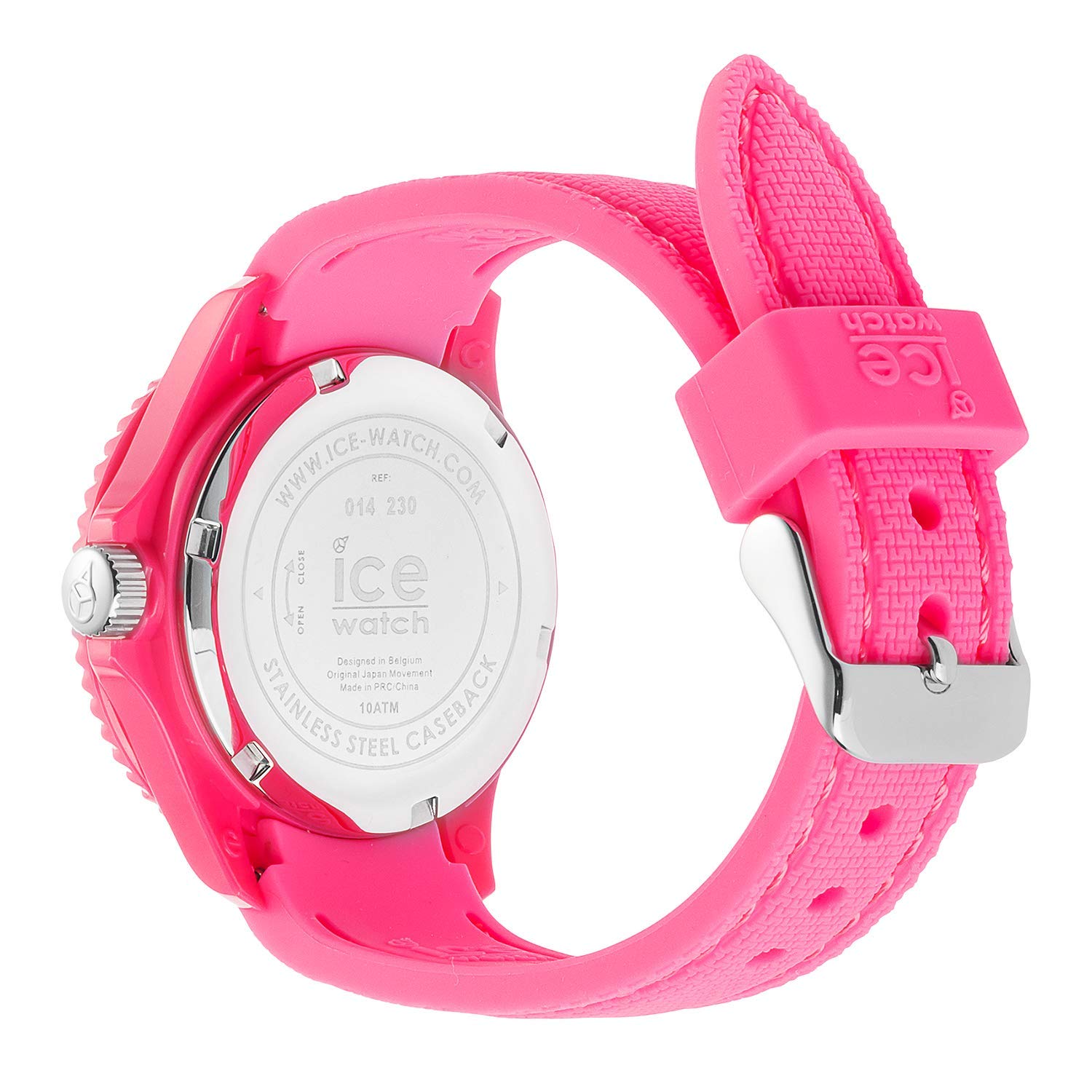 ICE-WATCH - Ice Sixty Nine Neon Pink, Reloj Rosa para Mujer con Correa de Silicona