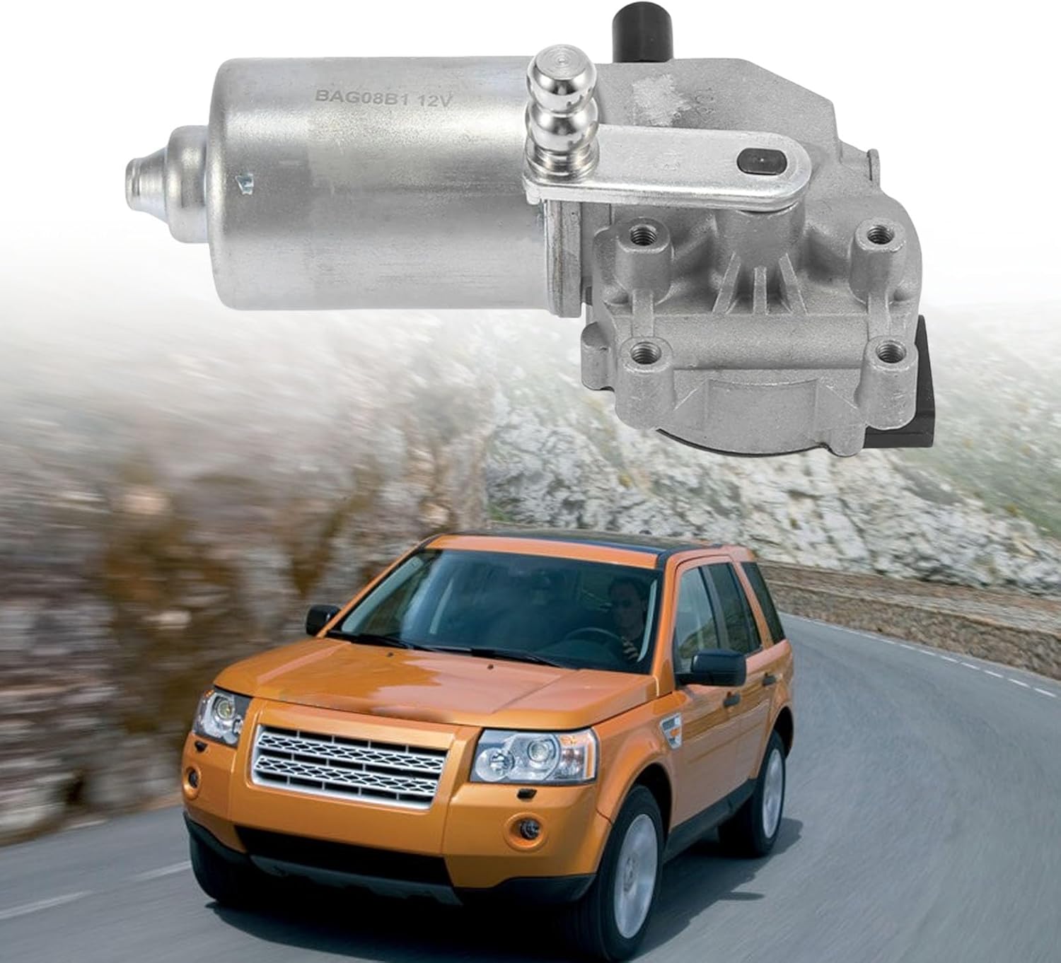 アルミニウム構造の自動車ワイパー モーター LR072416 LR002253 LR055421 耐久性を強化簡単なインストールアル