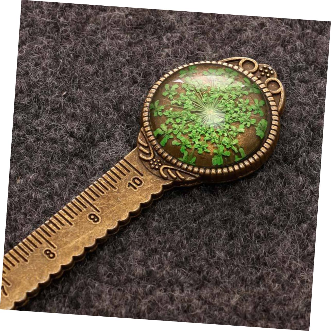 EXCEART 12pezzi Segnalibri Creativi Metallo Retro Con Design Floreale Colorato e Gemme Perfetti Come Marker Per Libri e Materiale Scolastico Miscele Di Stili Lace Lace Powder