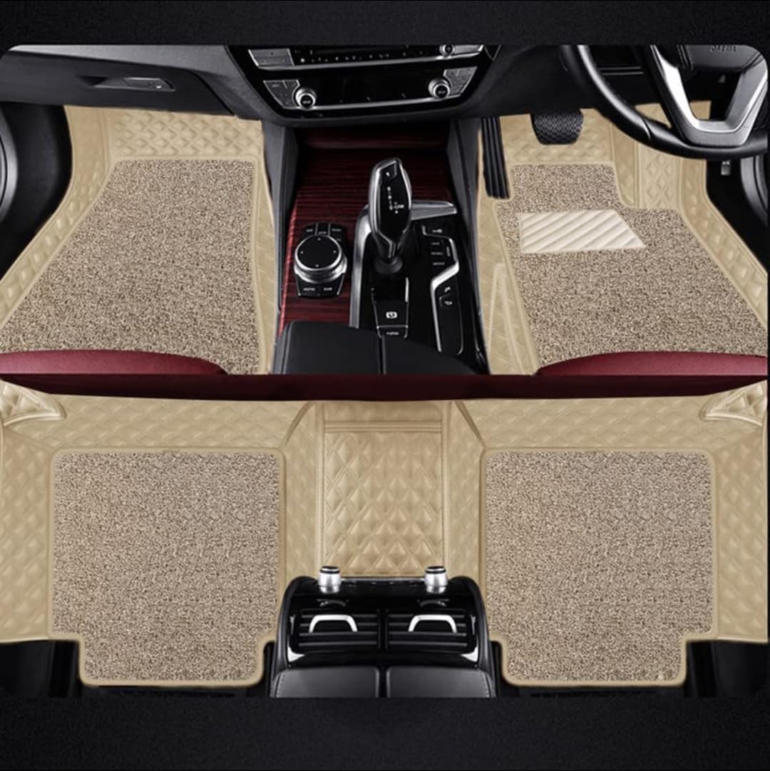 Cridone Premium 9D Car Mat Full Set for Maruti Suzuki Baleno (Model: 2022-2025)