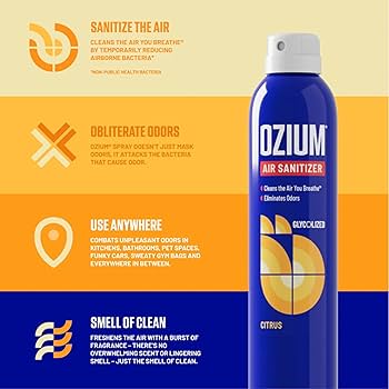 Amazon.com : Ozium 0.8 oz. Air Sanitizer & Odor Eliminator