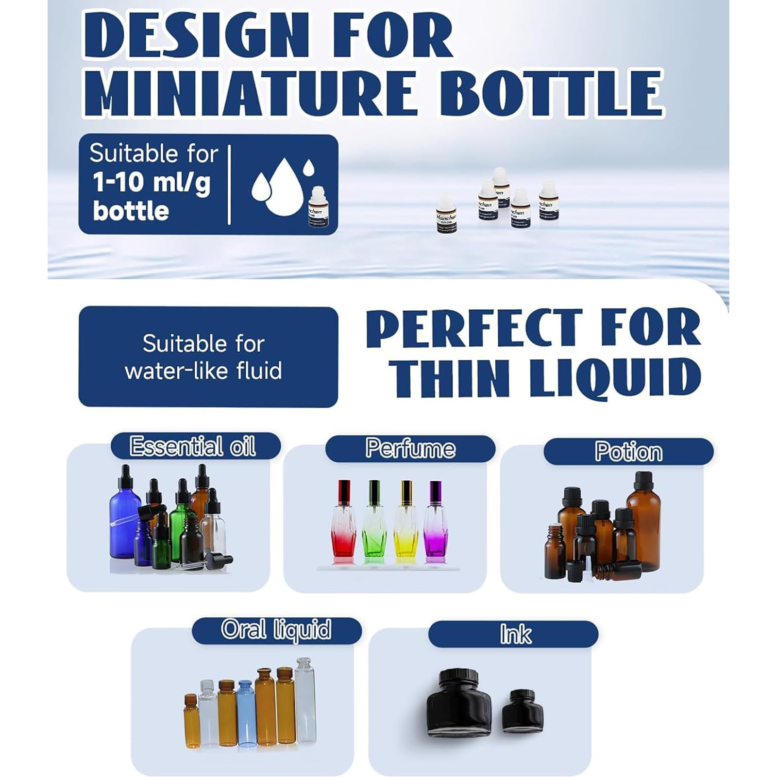 Máquina De Llenado De Líquido, 1-50 Ml De Máquina De Llenado De Líquido Automático, (precisión De 0.1 Ml) Bomba Peristáltica Machina De Llenado, Caudal Máximo: 90m/min para Aceite Esencial