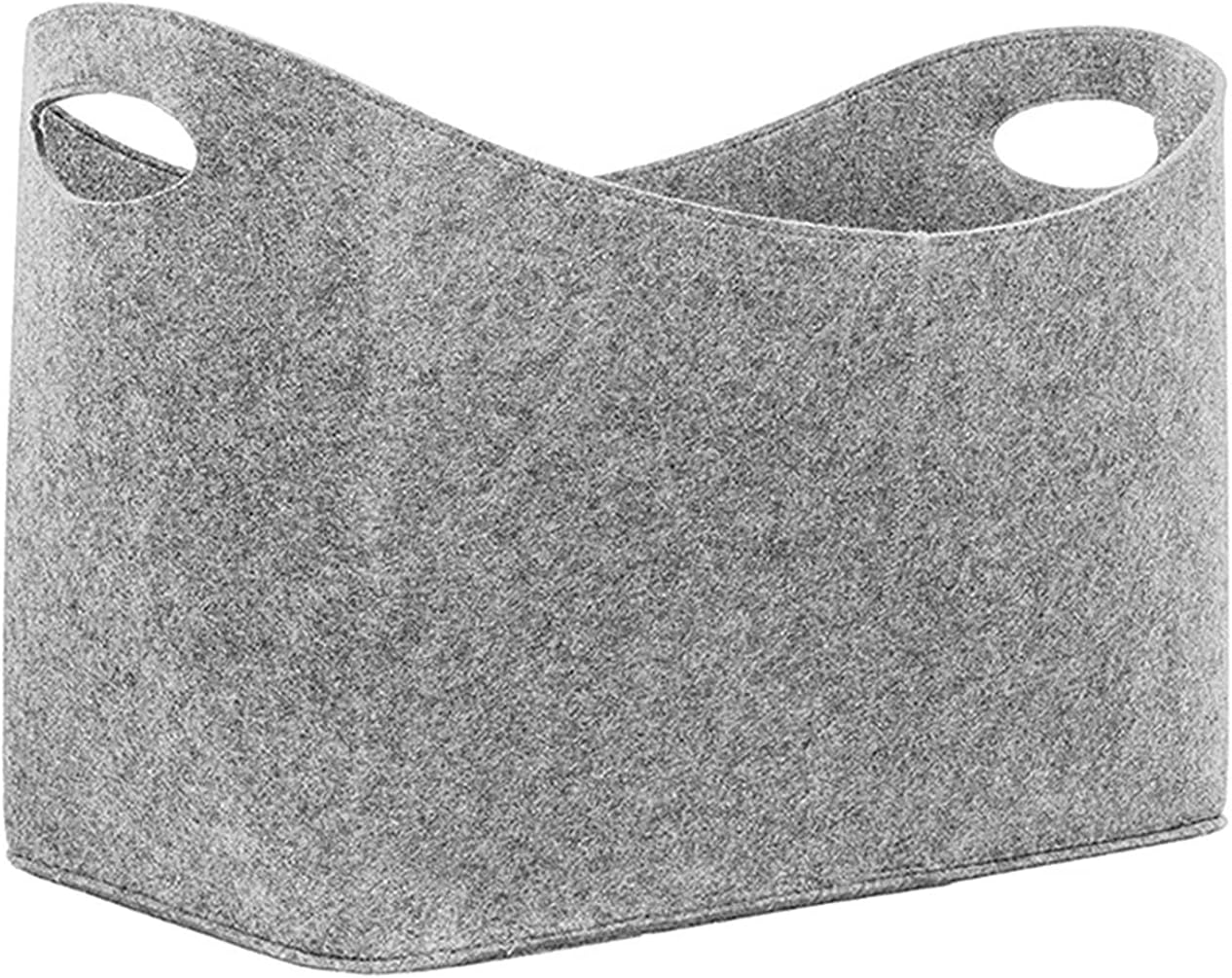 GRFIT Log Carrier for Firewood 1pc Felt Bag Firewood Fireplace Wood Felt Bag Basket Fire Wood Pocket Firewood Basket Newspaper Stalls Basket for Shopping Firewood Holder (Color : 1)