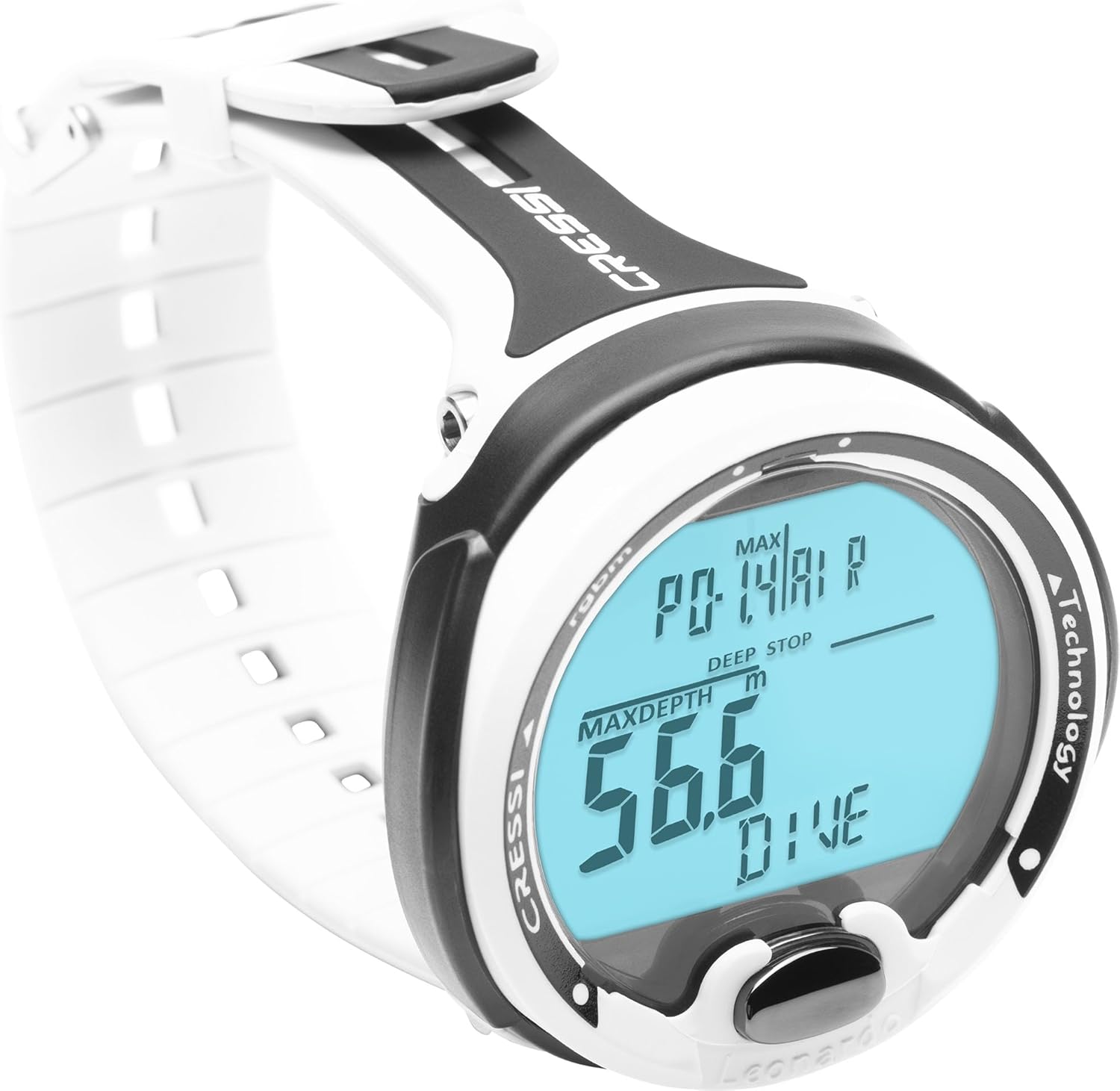 CRESSI Leonardo 2.0 Underwater Single-Button Scuba Dive Computer