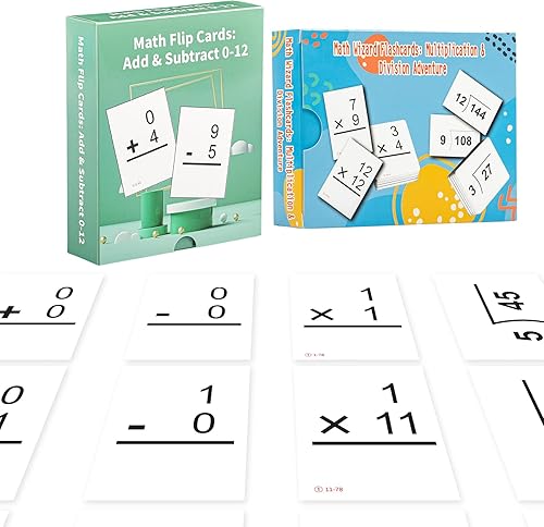 Miniatura 10 de Alened Tarjetas flash adicionales, tarjetas de datos matemáticos 1-20, juegos manipulativos para jardín de infantes, 1, 2, 3, 4, 5, 6 grado para