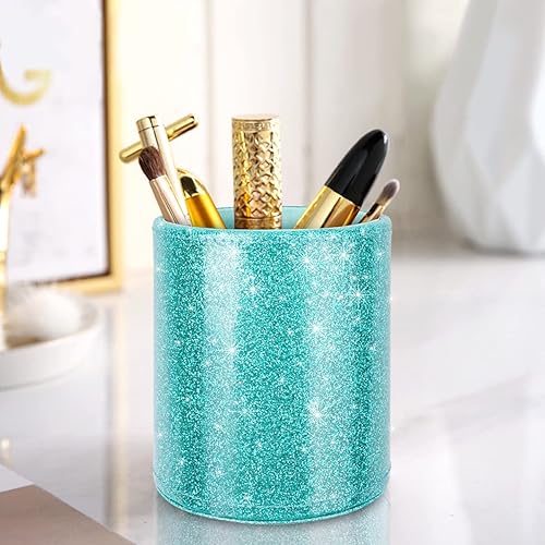 Vista 87 de WAVEYU Soporte para bolígrafos para mujeres y niñas, taza de lápices, decoración de escritorio de mármol, soporte para brochas de maquillaje