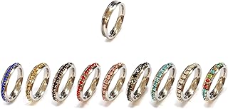 S◆P 着せ替え リング 指輪 リング 1溝 幅 約4.0mm エタニティリング 着せ替えシリコンリング付き ハンドメイド 素材 パーツ 316Lサージカルステンレス SP st-ri-T (15mm（約7号）, パープル)