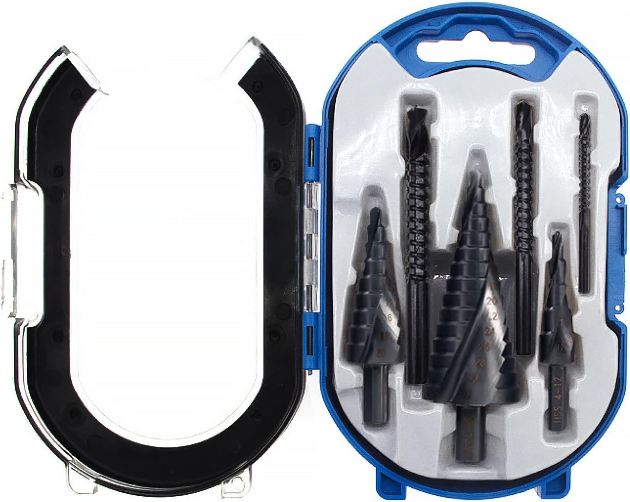 Sherwood jobber drill set | Cromwell Tools 6Pcs Set 4-32mm Composite Tap Twist Step Drill Bit Set HSS Nitroge