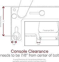 Vista 4 de RAM MOUNTS Soporte universal para laptop, instalación de pernos de asiento sin taladrar con bandeja resistente y brazo oscilante doble