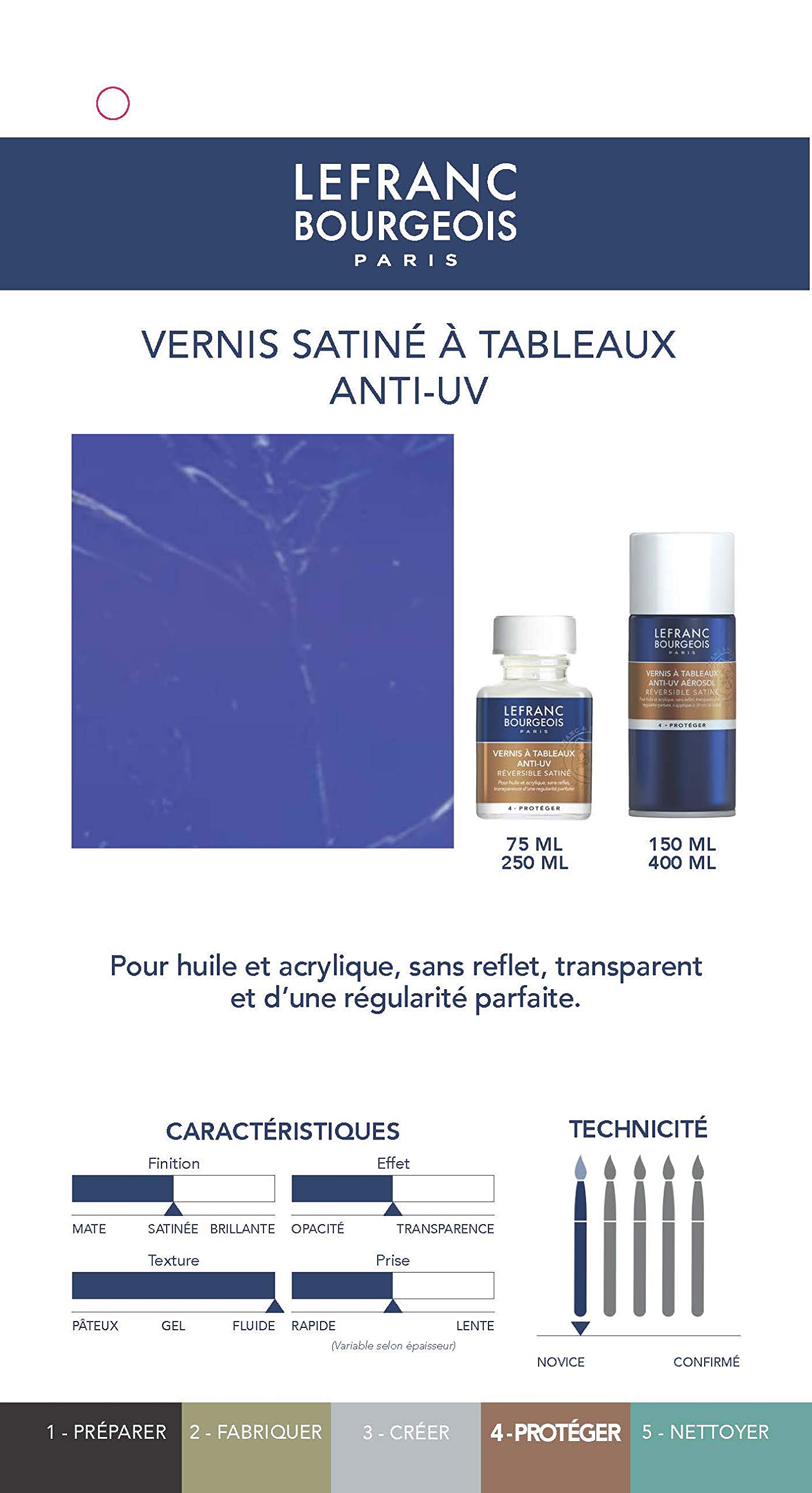 Lefranc Bourgeois LB ADDITIVO OLIO 75ML VERNICE ACRILICA SATINATA ANTI UV