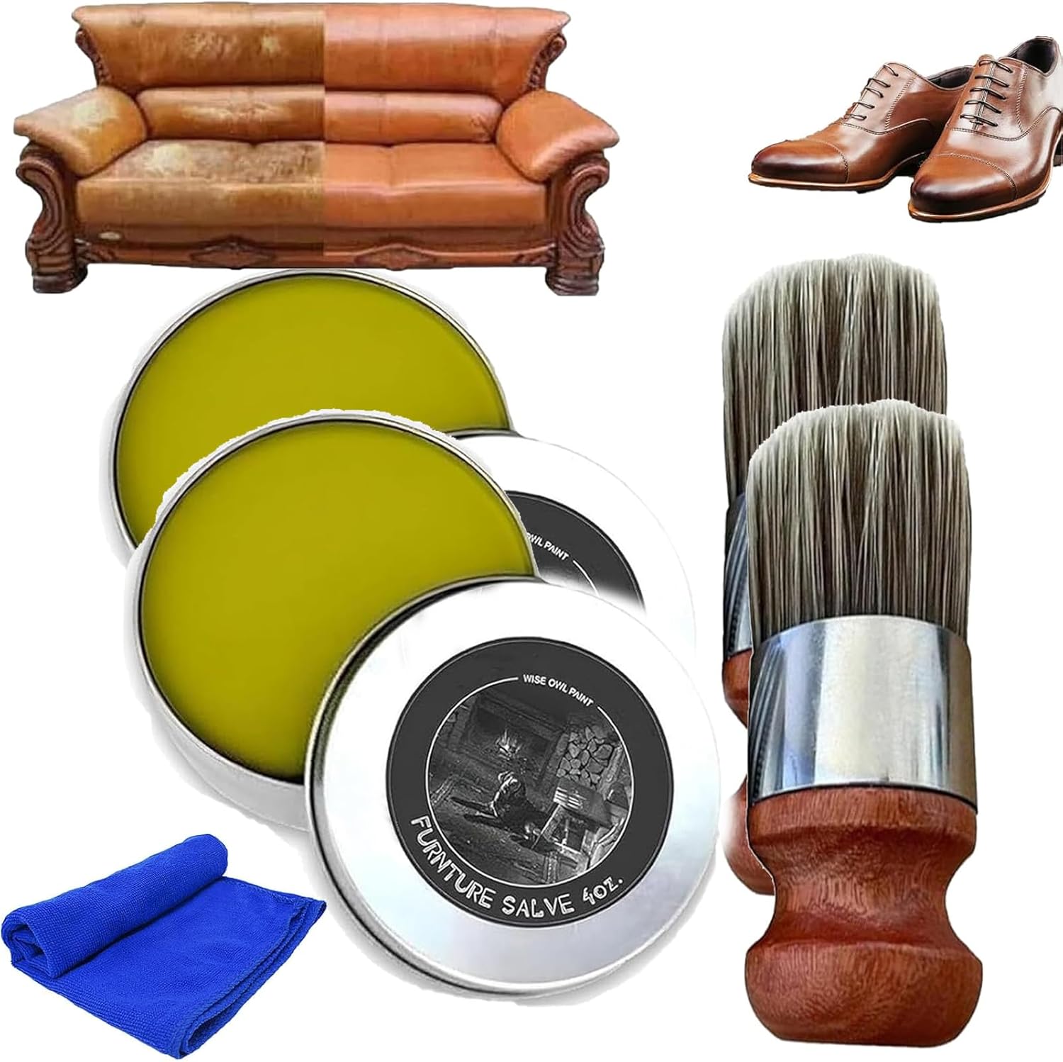 Uiocuio Eco Revive Leather Cream, Leather Cream for