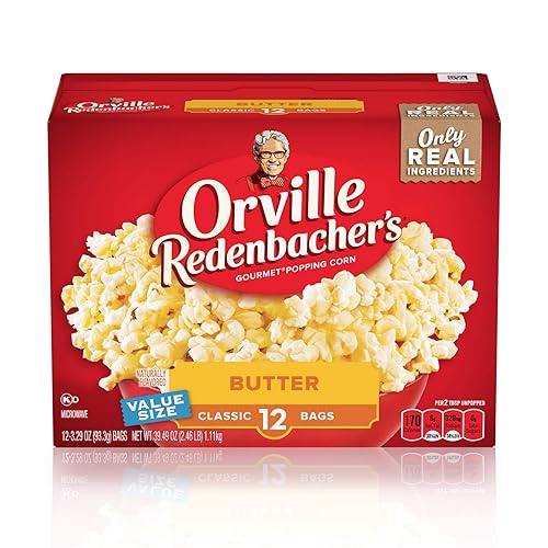 Miniatura 8 de Orville Redenbacher's Bolsa clásica de palomitas de maíz, mantequilla sin gluten, 19.74 onzas (paquete de 6)