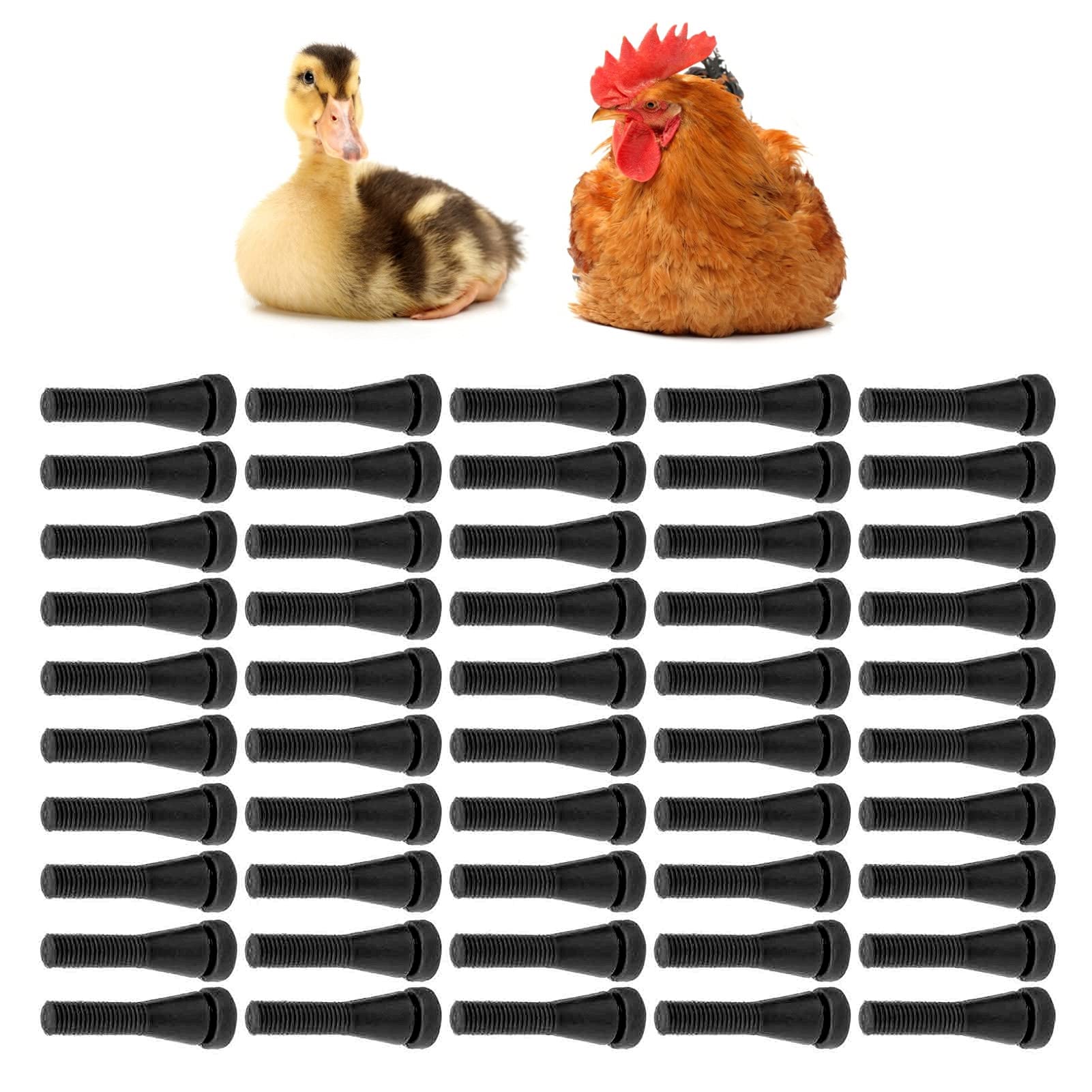 50Pz Pollame Spiumatura Dita Gomma Bastone di Rimozione dei Capelli Spennatore di Pollo Picker Rimozione Spiumatura Macchina per Pollo Anatre Pollo Quaglia